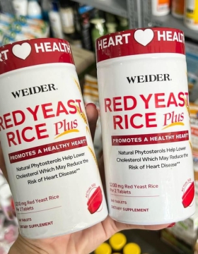 Viên Uống Giảm Nguy Cơ Tim Mạch Weider Red Yeast Rice Plus - Date 25